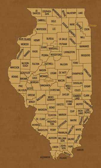 Illinois Hunting Lease Map