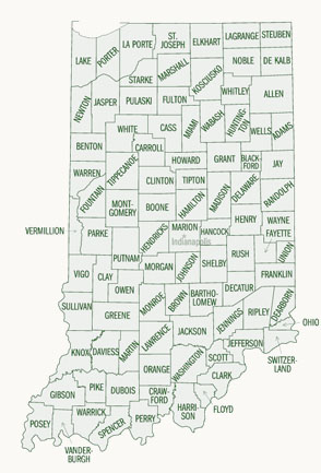 Indiana Hunting Lease Map