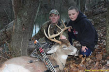 Ohio buck taken by Scott on his hunting lease.
