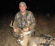 Ty's big buck from a Michigan hunting lease.