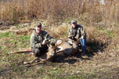 Rod and his friend, and their nice bucks.